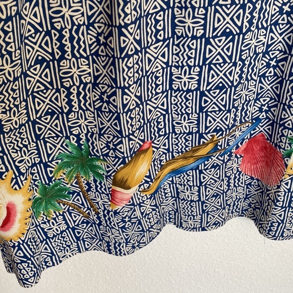 90s Reyn Spooner seashell‎ maxi - Picture 3 of 5